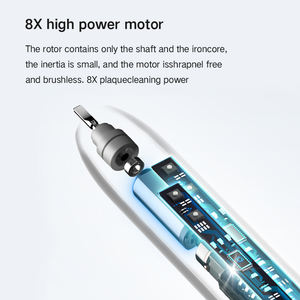 Spazzolino da denti LCD di fascia alta 5 modalità sensore intelligente professionale gomma cura sonico spazzolino elettrico - Product Image 4