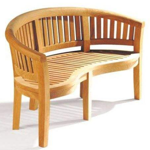 Banc de jardin en promotion, pour deux personnes, en teck écologique et durable, idéal pour l'extérieur. - Product Image 2
