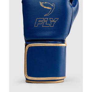 Gants de boxe MMA Sanda Fly Superloop Pro X 2 personnalisés en cuir de vache véritable avec fermeture auto-agrippante de haute qualité - Product Image 3