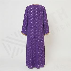 ชุดเดรสอิสลามแบบซิปสำหรับผู้หญิง สไตล์อาหรับ สำหรับจิลบาบ อบายะ ชุดละหมาดทรงหลวม ผ้าโพลีเอสเตอร์ระบายอากาศได้ดี จากดูไบ - Product Image 2