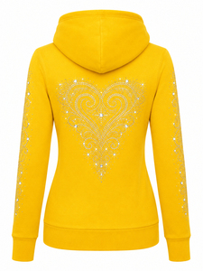 Best <b>Women's</b> Rhinestone <b>Hoodie</b> Casual Hooded Sweatshirt Lightweight <b>Long</b> Sleeve Soft Comfortable Rhinestone <b>Hoodie</b> <b>for</b> <b>Women</b> - Product Image 5