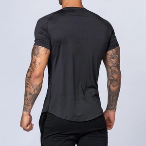 Camisetas Deportivas de Verano Personalizadas para Hombre, Camisetas Casuales para Gimnasio, Manga Corta, 100% Poliéster, Jersey Sólido de Secado Rápido - Product Image 3