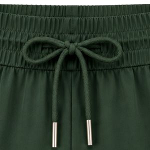 Forest Green <b>Athletic</b> Shorts Women Elastic Waist Drawstring Running Gym Workout Casual Quick Dry Active Wear Shorts Custom OEM - Product Image 6