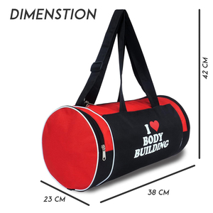Sacs de sport personnalisés pour hommes, confortables, avec bandoulière, couleur unie, 23*38*42 cm - Product Image 2