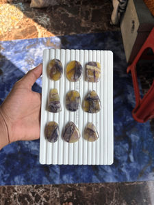 Gemas ASHU, Cabujón Natural Tiffany, Forma Mixta, Tamaño Libre, Gema Suelta Tiffany Hecha a Mano, Gema Curativa para la Fabricación de Joyas - Product Image 3