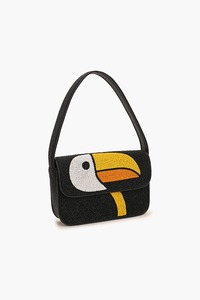 Sacs à bandoulière élégants en coton style bohème pour femmes indiennes, pochettes perlées faites à la main pour soirées, shopping et fêtes, sacs messager style bohème - Product Image 4