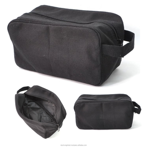 Canvas Cosmetic Bag Portable <b>Makeup</b> Bag Travel Storage Pouch Soft Zipper <b>Case</b> Manufacturer in Vietnam - Product Image 3
