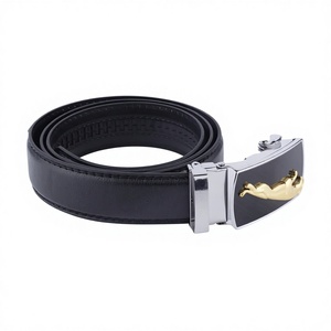 Unisex Black Cow Hide Pin Buckle Belt Custom Length Vintage Waterproof Heavy Duty Lightweight High Strength Steel Square Solid - Product Image 6
