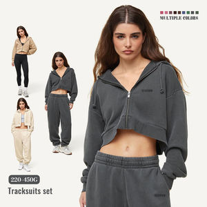 Sweat-shirts à capuche pour femmes et hommes, 300 GSM 450 GSM, doux, à manches longues, pour le sport, la détente, l'extérieur, chauds et décontractés - Product Image 5