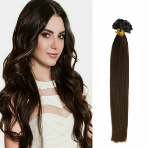 Extensions de cheveux naturels Remy vietnamiens I-Tip 100g, fixation Nano Ring, pointes doublement tirées, colorées, sans produits chimiques, prêtes à la permanente - Product Image 1