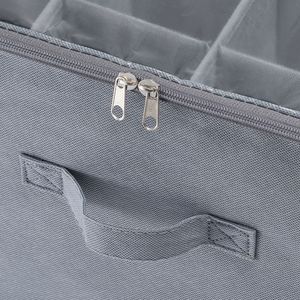 Contenitore Portascarpe da Sottoletto con 16 Scomparti e Divisori Regolabili, Organizzatore per Sandali - Product Image 6