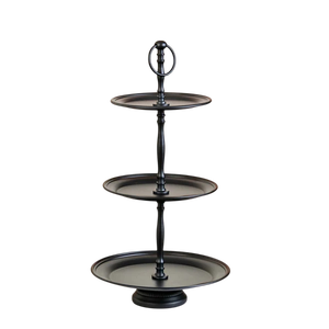 Three Tier Stainless Steel Cake Stand <b>Round</b> Dessert Display Cupcake Serving <b>Tray</b> Hand Wash Only Serving <b>Tray</b> Party Dessert Stand - Product Image 5