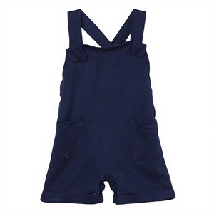 เสื้อผ้าเด็กผ้าคอตตอนออแกนิกจั๊มสูทไม้ไผ่มีกระดุมปิดแบบแฟชั่นชุดเต็มตัว - Product Image 1