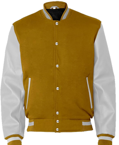 Men's <b>Winter</b> Varsity <b>Jacket</b> with Polyester Shell Canvas Fabric Stand Collar Zipper Closure Custom Logo Option OEM/ODM Service - Product Image 5