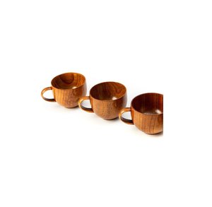Multifunctional Wooden & Design tea <b>Cup</b> & <b>Saucers</b> With Handle Eco-Friendly Household Dishwasher Safe Crafts In Low Price - Product Image 2