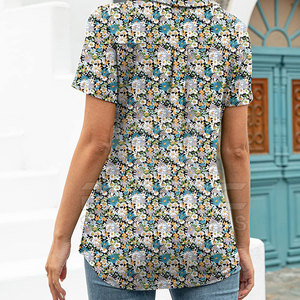 Chemises polo pour femmes, imprimées, avec impression couleur intégrale, séchage rapide, design personnalisé - Product Image 2