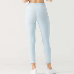 Leggings de yoga personnalisés de haute qualité, écologiques, à séchage rapide pour femmes, vêtements de fitness Pilates, vêtements de sport pour la salle de sport, vente en gros - Product Image 5