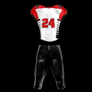 Uniforme de Fútbol Americano Personalizado Impreso de Alta Calidad, Jersey 100% Poliéster Transpirable Antibacterial CORE ARMOR INDUSTRIES - Product Image 1