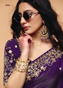 ส่าหรีอินเดียสุดหรู พร้อมงานฝีมือประณีตและผ้าคุณภาพเยี่ยม เหมาะสำหรับงานแต่งงานและโอกาสพิเศษ - Product Image 2