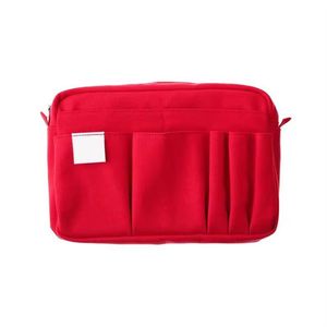 Multi Pocket Canvas Cosmetic Storage <b>Bag</b> for Women | 14 Pocket <b>Makeup</b> Organizer Travel Pouch - Product Image 2
