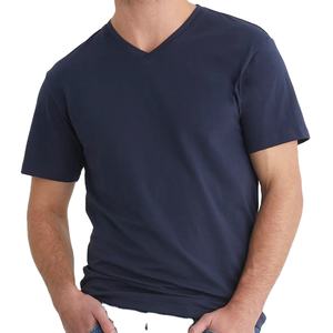 Logotipo personalizado de alta calidad de peso pesado Streetwear algodón liso camisetas Jersey tela Simple hombres camiseta - Product Image 3