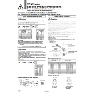 SMC Pneumatics DXT170-80-4A-30 Connecteur Assemblage Vannes Produit - Product Image 1