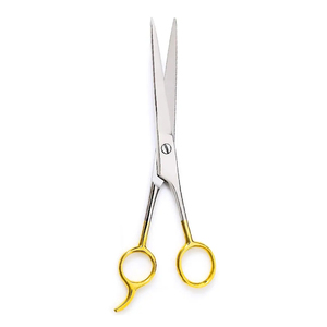 High Quality Durable Stainless Steel Professional Barber Scissors Straight Razor Sharp Barbers Hair Cutting Barber Scissors - Product Image 3