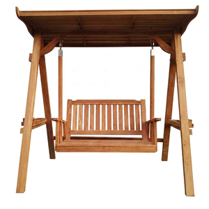 Nouveau mobilier de jardin en teck massif, banc balançoire en bois, mobilier d'extérieur, produit d'exportation d'Indonésie, design moderne pour villa. - Product Image 1