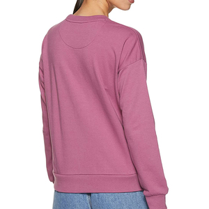 Custom Printed Women's Crew Neck Fleece <b>Sweatshirt</b> Cotton Blend <b>Leopard</b> <b>Print</b> Drop-Shoulder Full Sleeve Casual Autumn Wear - Product Image 2