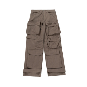 INTENTION SPORTS Men's <b>Slim</b> Fit Cargo Pants 100% Cotton Lightweight Breathable Zipper Fly Summer Regular Size Casual Outdoor - Product Image 5