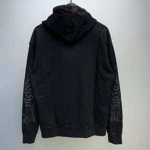 Sudadera informal extragrande a rayas para mujer – Sudadera con capucha de algodón personalizada - Product Image 3