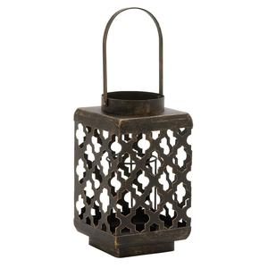 Support à bougie en métal, porte-bougie pour l'éclairage et la décoration de la maison, ensemble élégant avec finition antique, porte-bougie décoratif - Product Image 1