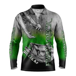 Chemise de pêche pour homme à manches longues, sublimation, UPF 50, anti-UV, motif imprimé, vêtements d'extérieur - Product Image 4