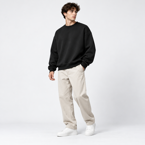 Sudaderas de punto para hombre, diseño personalizado, hombro caído, manga larga, tie-dye, ajuste holgado, para viaje, al por mayor - Product Image 2