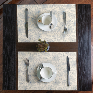 Mantel Individual con Diseño de Hojas, Impermeable, Resistente a las Manchas, Antideslizante, Fácil de Limpiar, Decoración para Mesa de Comedor - Product Image 1