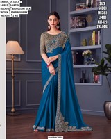Blouse Saree Traditionnelle Femme Royal Grace Anti-Plis Anti-Humidité Brodé Coupe Classique Été Hiver Fête Mariage