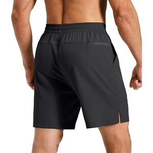 Pantalones Cortos Casuales de Algodón 100% para Hombre, Cintura Elástica, Color Liso, Cómodos para el Verano, Personalizables con Logotipo, OEM, al por Mayor - Product Image 2