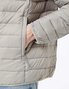 Custom Outdoor <b>Men</b> Puffer Jacket Featuring Water Resistant Shell Full Sleeve Slim Fit Rain Protection For Cold Weather - Product Image 5