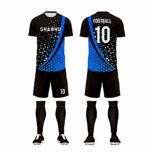 Conjunto de Uniforme de Fútbol Sublimado Personalizado, Camiseta y Pantalones Cortos Transpirables para Hombre, Secado Rápido, Kit Deportivo para Entrenamiento de Equipo, OEM - Product Image 2