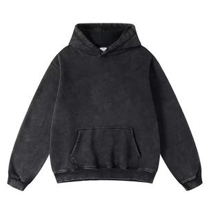 Unique Design Men <b>Hoodies</b> Custom Logo Street wear Heavy Luxury 100% Cotton Knitted Fleece Oversize <b>Lightweight</b> <b>Hoodies</b> For Men - Product Image 3