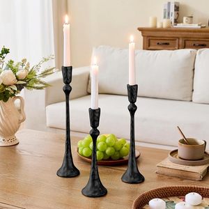 Ensemble de 3 chandeliers décoratifs vintage en fonte pour mariage, Noël, fêtes et maison - Product Image 5