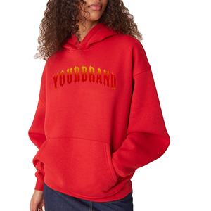 Sweat-shirt ample personnalisé avec logo imprimé, respirant, de haute qualité, décontracté, surdimensionné, streetwear, hip-hop, pour femmes - Product Image 1