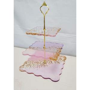 Premium Resin Cake Stand RR ENTERPRISES Model RR202512955 for Celebration <b>Party</b> Tableware & <b>Table</b> <b>Decoration</b> - Product Image 3