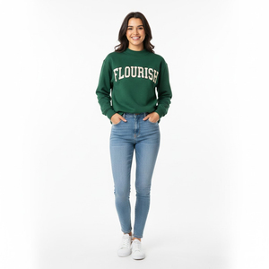 Sudadera de Invierno Personalizada con Logotipo Frontal, Unisex, Talla Grande, Informal, de Felpa Francesa, Cuello Alto, 360g - Product Image 1