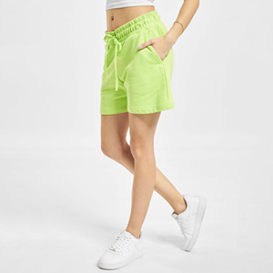 กางเกงขาสั้นลำลองผู้หญิงขายดี ผ้าฝ้ายฟลีซ 100% เอวสูง นุ่มสบาย ระบายอากาศดี เป็นมิตรกับสิ่งแวดล้อม รับผลิตตามแบบ - Product Image 1