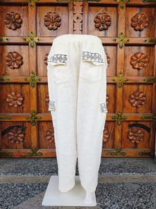 Pantalones Cargo de Algodón Estilo Boho para Mujer y Hombre, Unisex, Estampado Étnico Geométrico, Multibolsillos, Holgados, Hippies, Cintura Elástica, Verano, ODM - Product Image 2