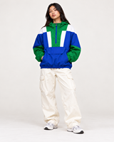 Veste coupe-vent unisexe vintage personnalisée pour le sport, hiver, coupe-vent, vente en gros, pull à quart de zip, à capuche, brodé, streetwear