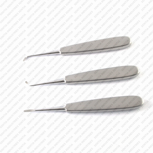 ชุดอุปกรณ์ถอนฟัน Dental Warwick James Root Elevators แบบซ้าย ขวา และตรง จำนวน 3 ชิ้น  เครื่องมือถอนฟัน - Product Image 1