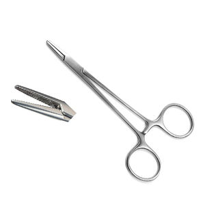 Porte-aiguille Halsey en acier inoxydable allemand, instrument chirurgical, vente en gros, utilisé à l'hôpital avec service OEM - Product Image 4