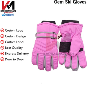 Kids Adult Ski <b>Gloves</b> <b>Waterproof</b> Warm Snow <b>Gloves</b> for Winter Sports Retail Brands Private Label Custom Logo Wholesale - Product Image 5
